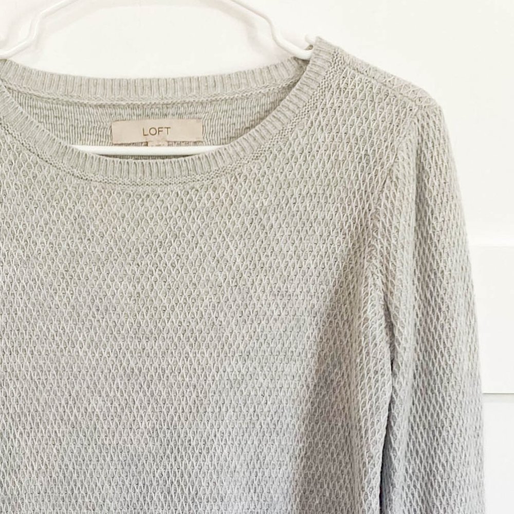 Beige Ivory Loft Cozy Sweater Work or Casual